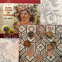 Chipre conjunto de euros BU 2011