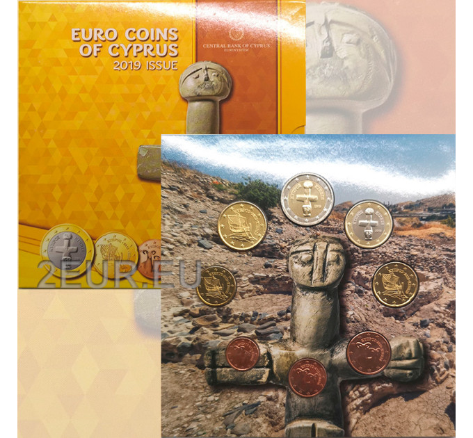 Chipre conjunto de euros BU 2019 - Pomos por 40.00 € ✅