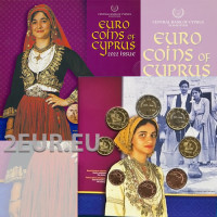 Chipre conjunto de euros BU 2022 - Tradición popular de Chipre - Trajes tradicionales
