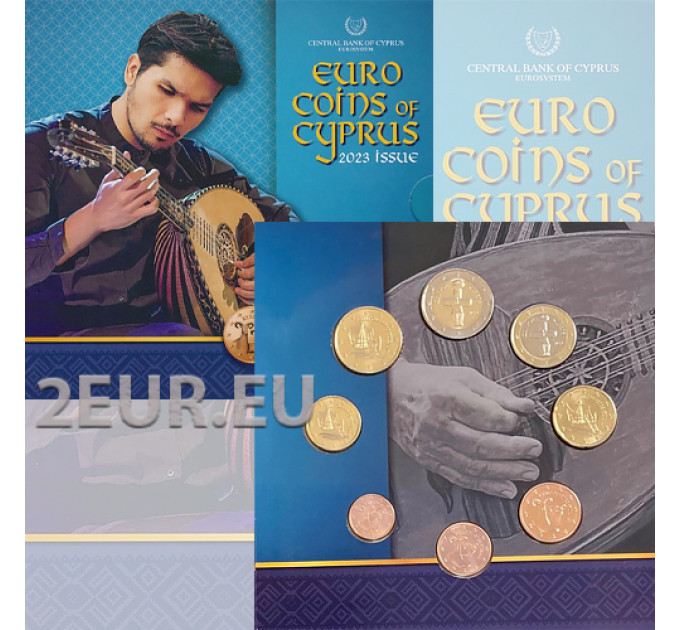 Cyprus euro set BU 2023 - Folk Tradition of Cyprus - Traditional Musical Instruments for 29.00 € ✅