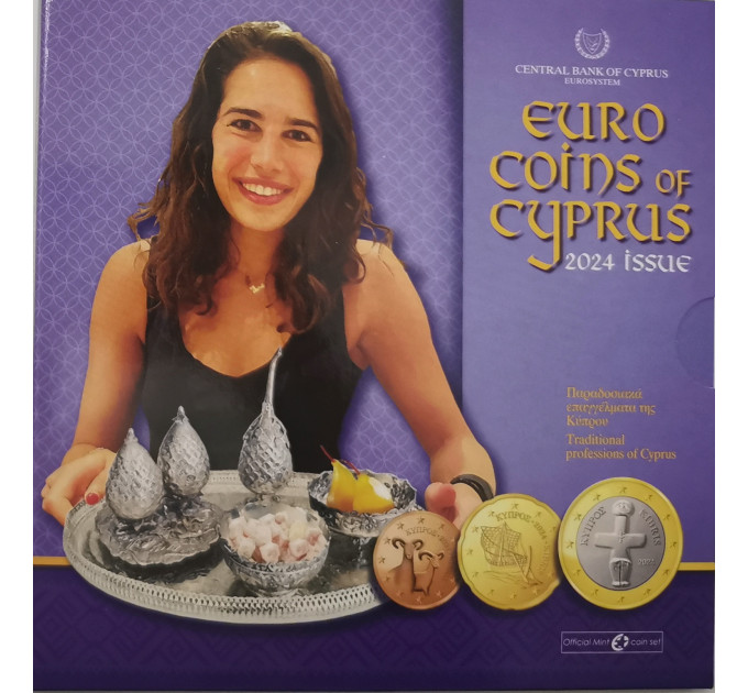 Chipre conjunto de euros BU 2024 - Tradición popular de Chipre - Profesiones tradicionales de Chipre por 29.00 € ✅