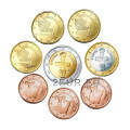 Cyprus euro set UNC 2017 for 8.50 € ✅