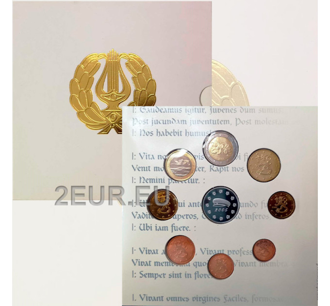 Finlandia conjunto de euros BU 2005 - Graduadas de secundaria por 30.00 € ✅