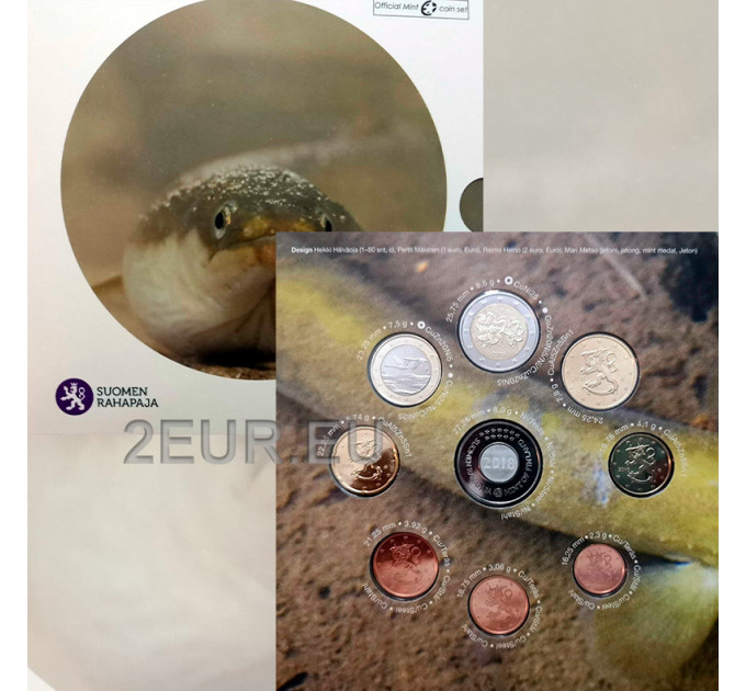Finlandia conjunto de euros BU 2018 - Peces del Mar Báltico por 38.00 € ✅