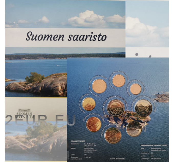 Finland euro set BU 2021 - Finnish archipelago for 44.50 € ✅