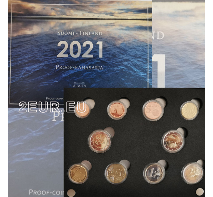 Finlandia PROOF Juego de monedas de euro 2021 por 100.00 € ✅