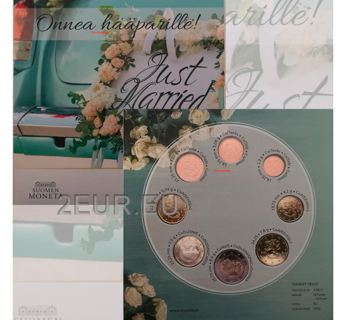 Finlandia conjunto de euros BU 2021 - Boda por 35.90 € ✅
