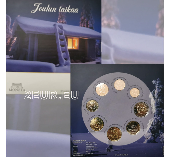 Finland euro set BU 2022 - Christmas for 36.00 € ✅