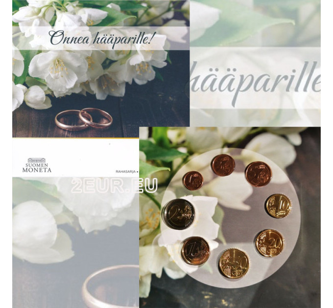 Finlandia conjunto de euros BU 2022 - Boda por 30.00 € ✅