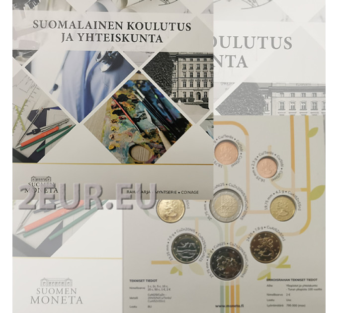 Finlandia conjunto de euros BU 2020 - Universidades y Sociedad por 169.00 € ✅
