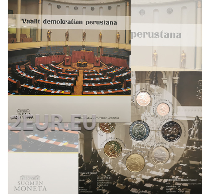 Finland euro set BU 2024 - Elections as the basis of democracy for 49.00 € ✅