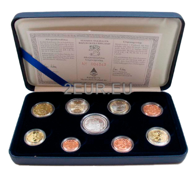 Finlandia PROOF 2002 - Juego de monedas de euro por 69.00 € ✅