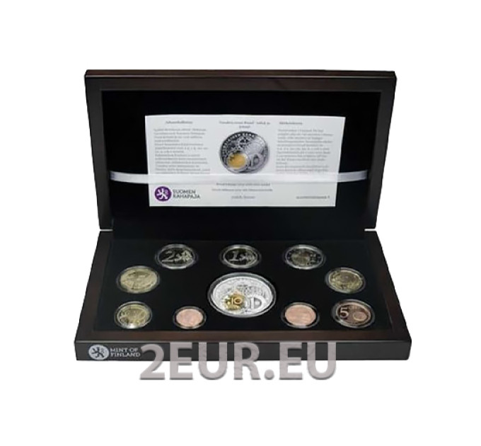Finlandia Juego de monedas de euro PROOF 2010 por 169.00 € ✅