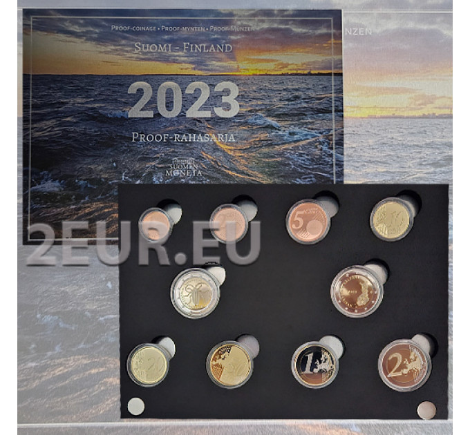 Finlandia PROOF Juego de monedas de euro 2023 por 95.00 € ✅