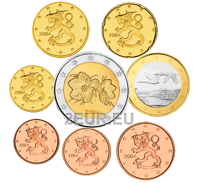 Finlandia UNC 2004 - Juego de monedas de euro por 13.00 € ✅