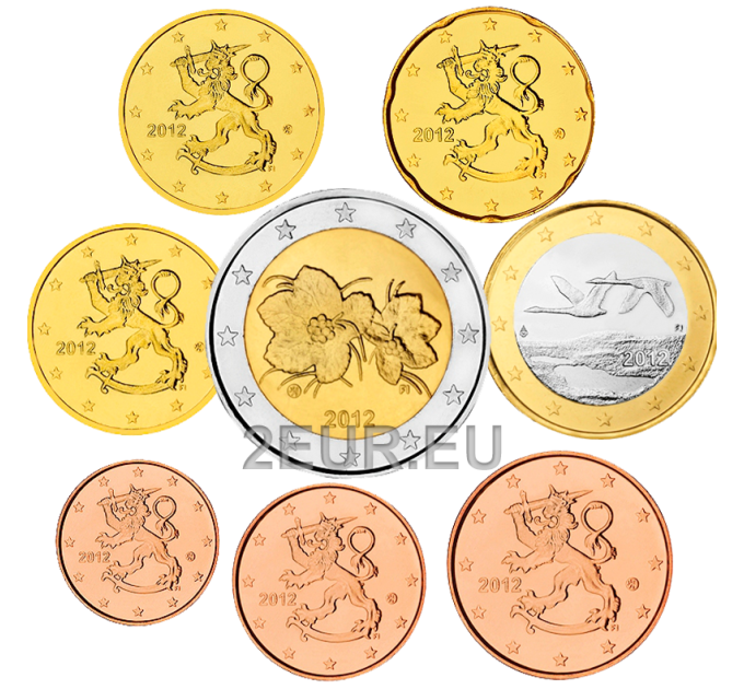 Finlandia UNC 2012 - Juego de monedas de euro por 10.00 € ✅