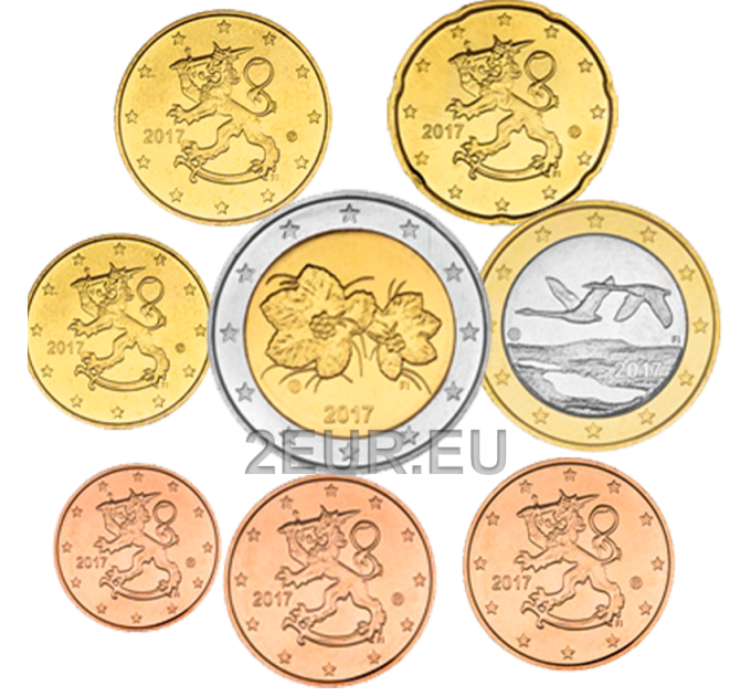 Finlandia UNC 2017 - Juego de monedas de euro por 15.50 € ✅