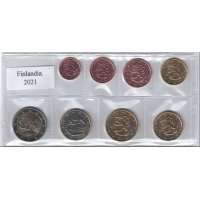 Finland UNC 2021 - Euro coin set Finland UNC 2021 - Euro coin set