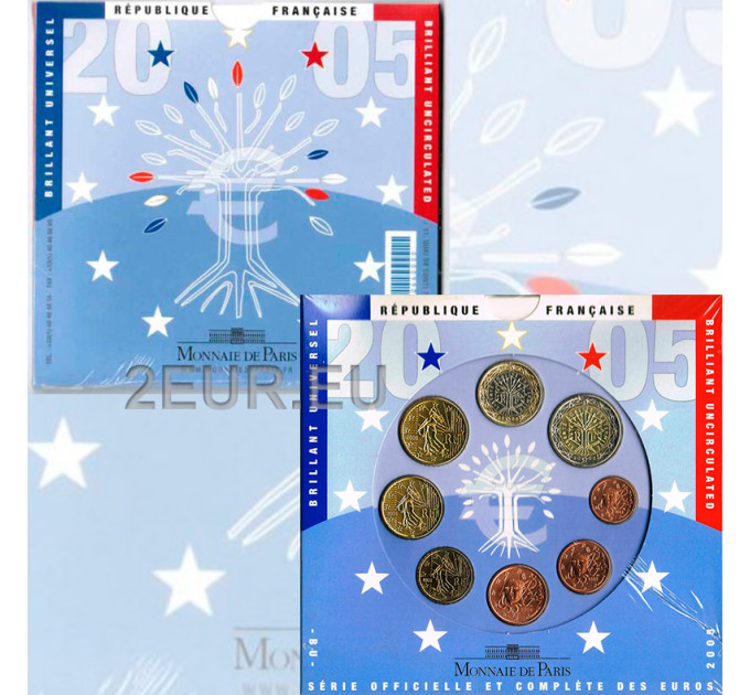 Francia BU set 2005 - juego de monedas de euro por 35.00 € ✅