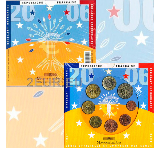 Francia BU set 2006 - juego de monedas de euro por 36.00 € ✅