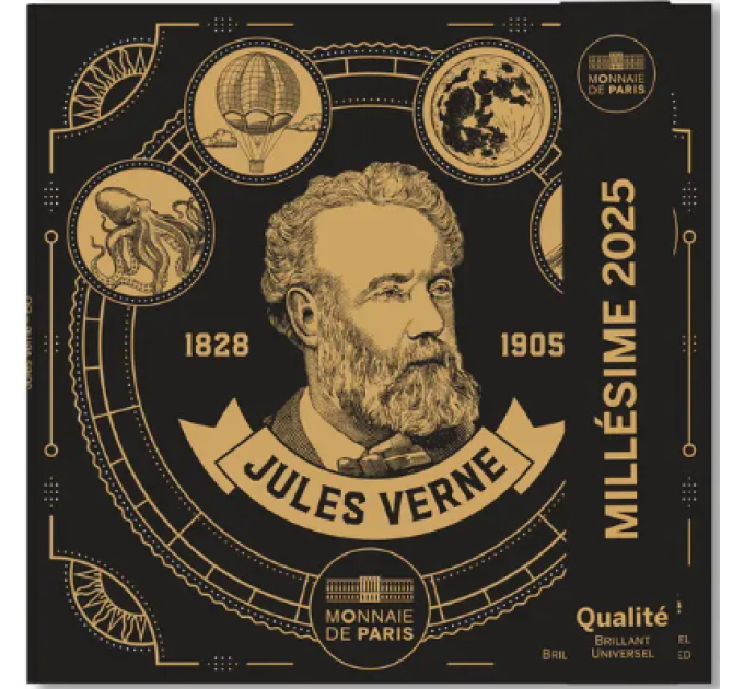 Francia BU set 2025 - Julio Verne - El arte de la pluma por 90.00 € ✅