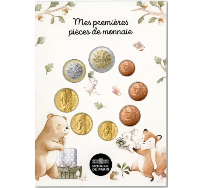 France FDC set 2025 - Euro coin set for 32.50 € ✅