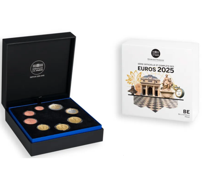 Francia PROOF set 2025 - juego de monedas de euro por 80.00 € ✅