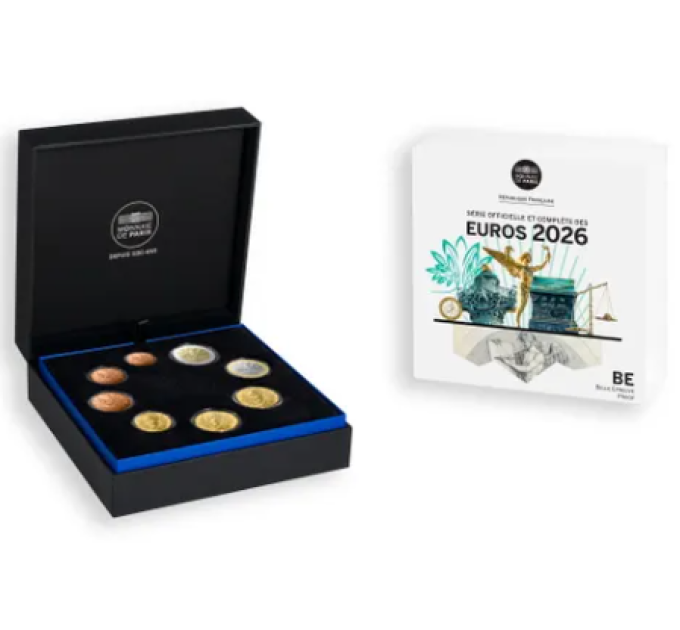 Francia PROOF set 2026 - juego de monedas de euro por 80.00 € ✅