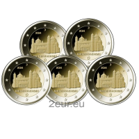 Alemania 2 euros UNC 2014 - Baja Sajonia - Iglesia de San Miguel Hildesheim - ADFGJ
