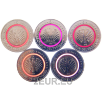 Alemania 5 euros UNC 2017 - Zona Tropical