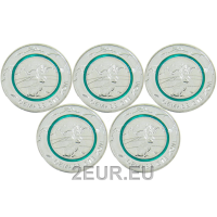 Alemania 5 euros UNC 2019 - Zonas climáticas de la tierra - Zona moderada