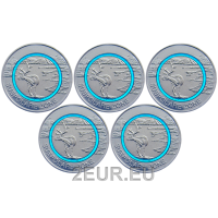 Alemania 5 euros UNC 2020 - Zonas climáticas de la tierra - Zona subpolar