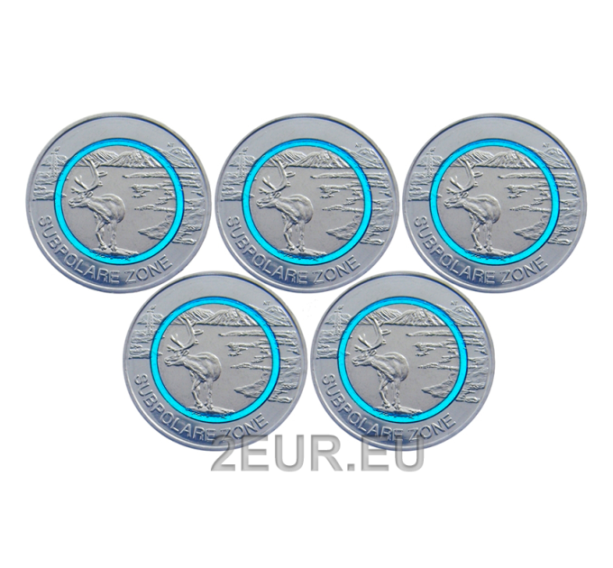 Germany 5 euro UNC 2020 - Climate zones of the earth - Subpolar Zone for 39.00 € ✅