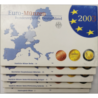 GERMANY SET PROOF 2003 - ADFGJ