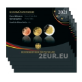 GERMANY SET PROOF 2021 - ADFGJ for 146.90 € ✅