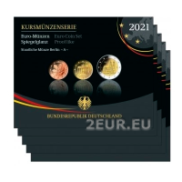 GERMANY SET PROOF 2021 - ADFGJ