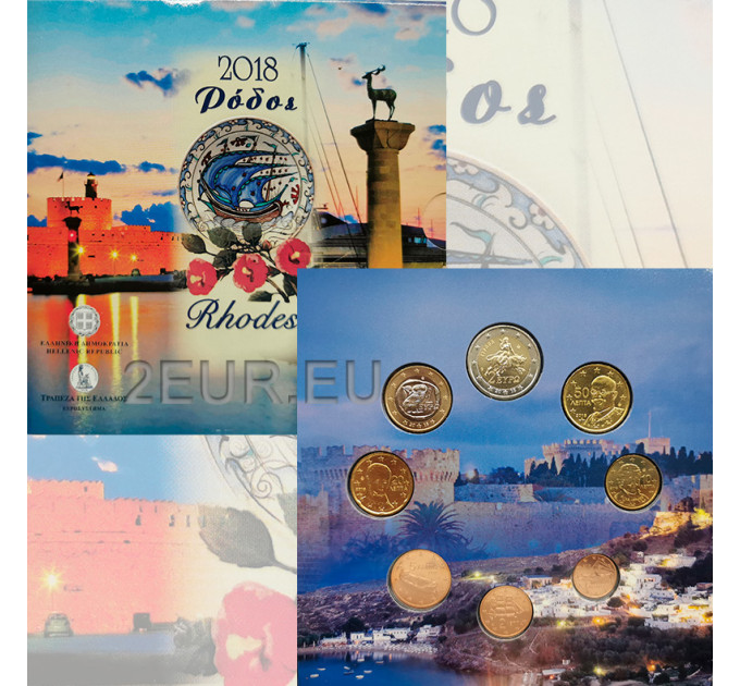 Grecia conjunto de euros BU 2018 - conjunto de euros BU - Rodas por 28.50 € ✅
