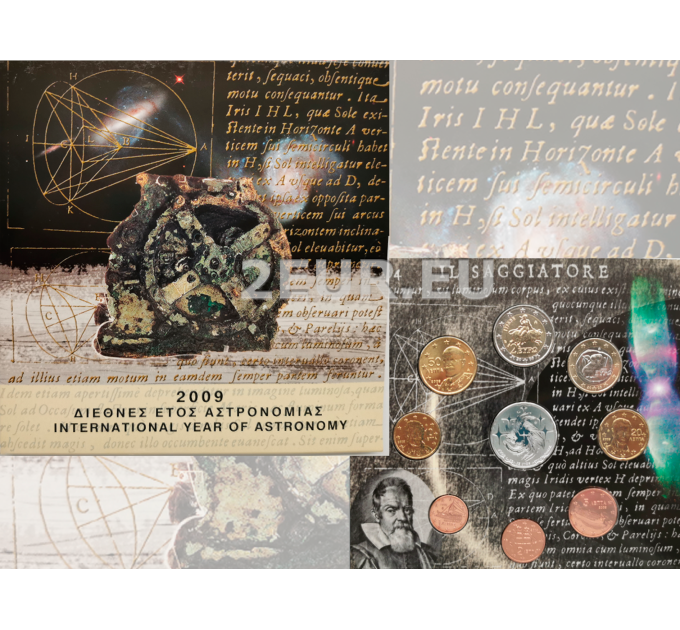 Greece euro set BU 2009 - euro set BU - International Year of Astronomy for 65.00 € ✅