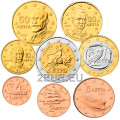 Greece euro set UNC 2004 for 10.50 € ✅