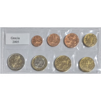 Greece euro set UNC 2005