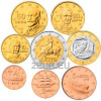 Grecia conjunto de euros UNC 2003