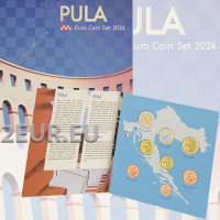 Croacia conjunto de euros BU 2024 - Pula