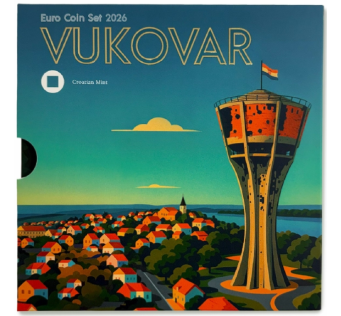 Croatia euro set BU 2026 - Vukovar for 37.00 € ✅