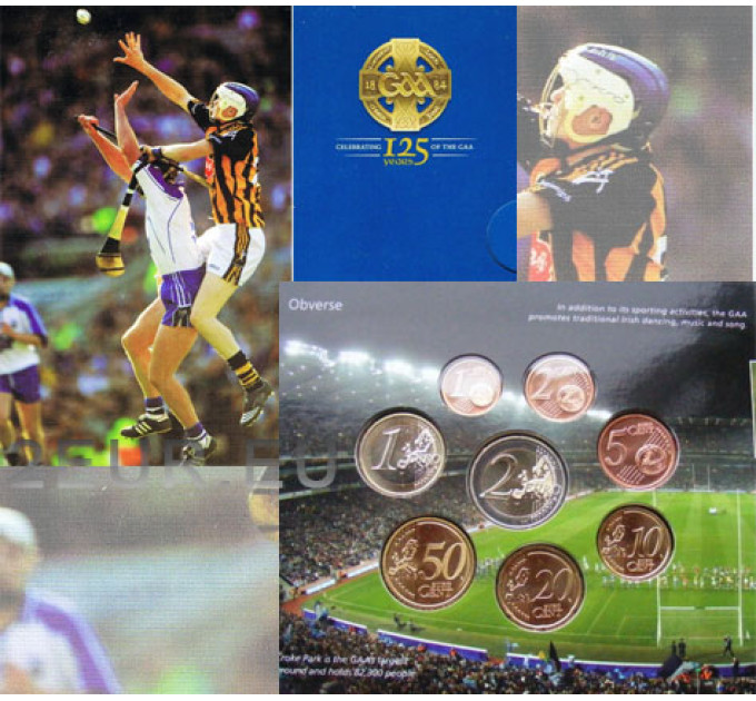 Ireland euro set BU 2009 - 125 years Gaelic sporting organisation for 33.00 € ✅