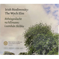 Irlanda conjunto de euros BU 2025 - Biodiversidad - El olmo silvestre
