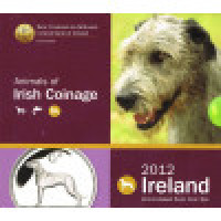 Irlanda conjunto de euros BU 2012 - Motivos de animales en monedas irlandesas - Sabueso