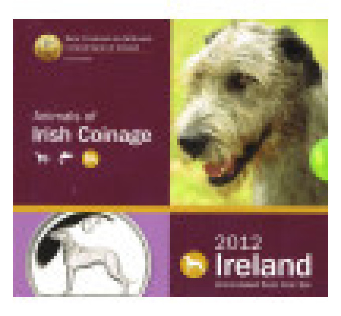 Ireland euro set BU 2012 - Animal motifs on Irish coins - Hound for 35.00 € ✅