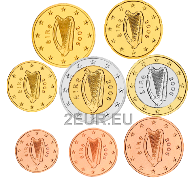 Irlanda 2006 - Conjunto de euros UNC por 14.00 € ✅