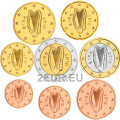 Irlanda 2010 - Conjunto de euros UNC por 16.50 € ✅