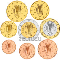 Irlanda 2011 - Conjunto de euros UNC